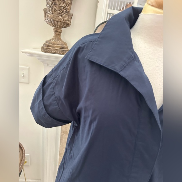 Banana Republic Navy Midi Shirt Dress - Picture 3 of 9